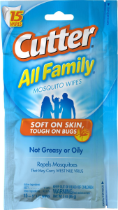 kids insect repellent - cutter family wipes
