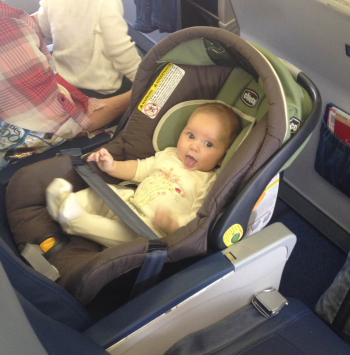 uppababy mesa airplane installation