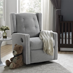 grey nursery glider