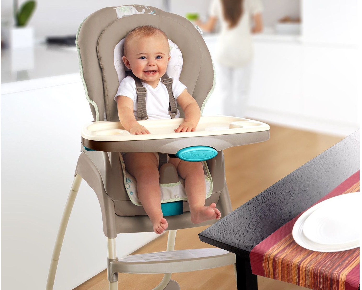 second hand wooden high chair