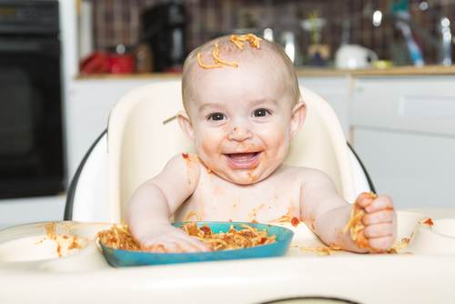 messy baby Baby feeding tools