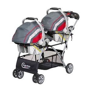 double stroller carseat combo