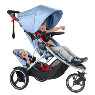 Phil & Ted's Inline Double Strollers are sporty, compact and versatile.