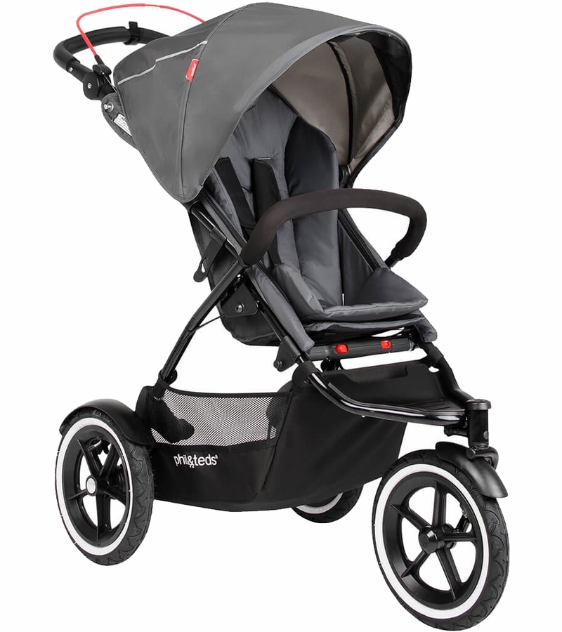 Black /& Red Double your Buggy SAVE Phil/&Teds Vibe Double Kit Second Seat