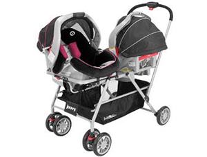 double stroller carseat combo