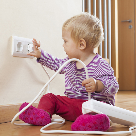 How would you babyproof these cords and outlets? : r/NewParents