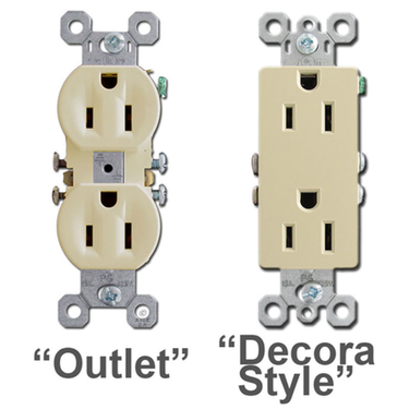 Duplex vs Decora Style Outlets