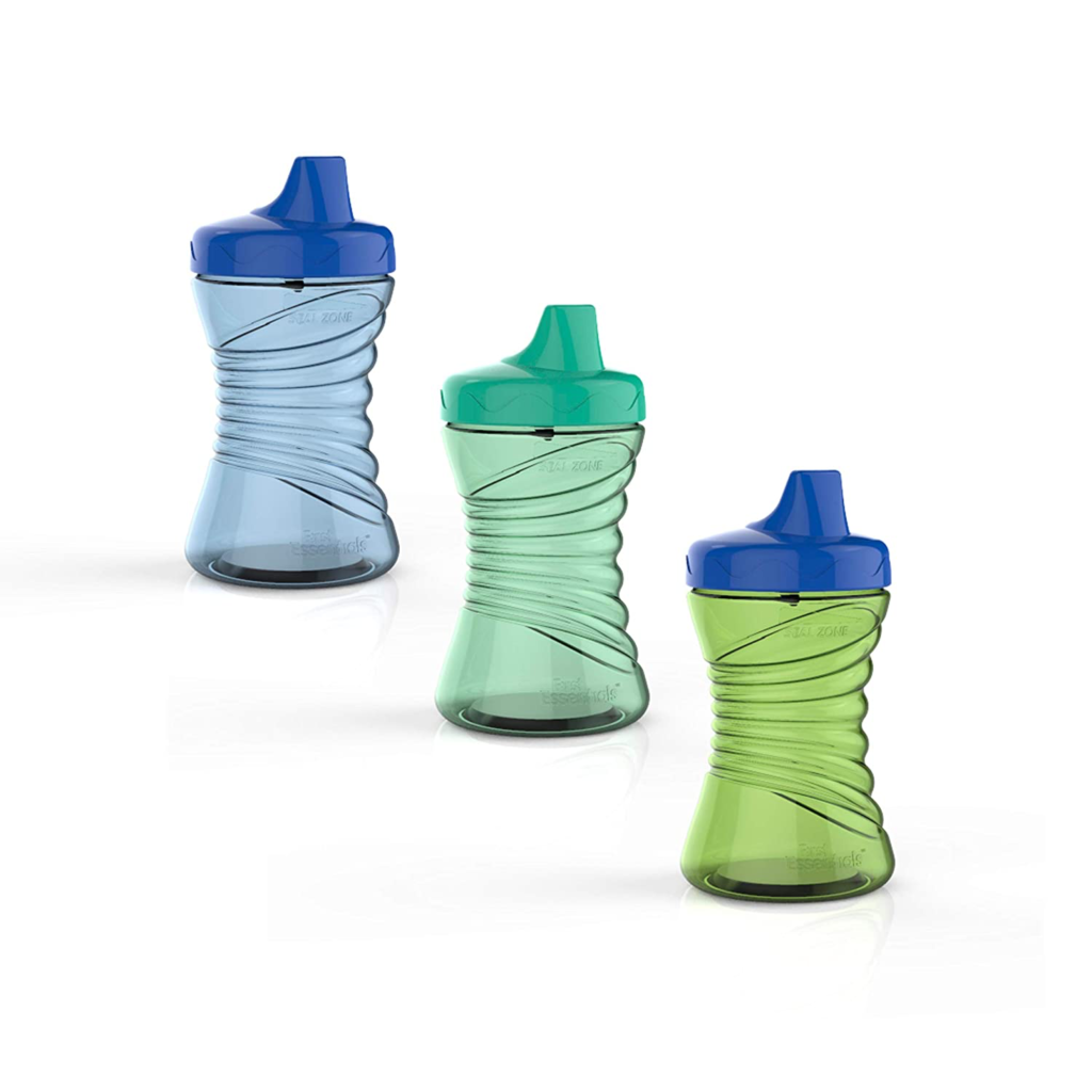  Gerber Graduates 10 Ounce Fun Grips Hard Spout Sippy Cup, 4  Count, Assorted colors : Baby