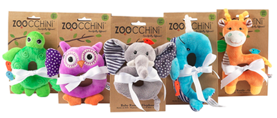 Zoocchini Plush Rattles