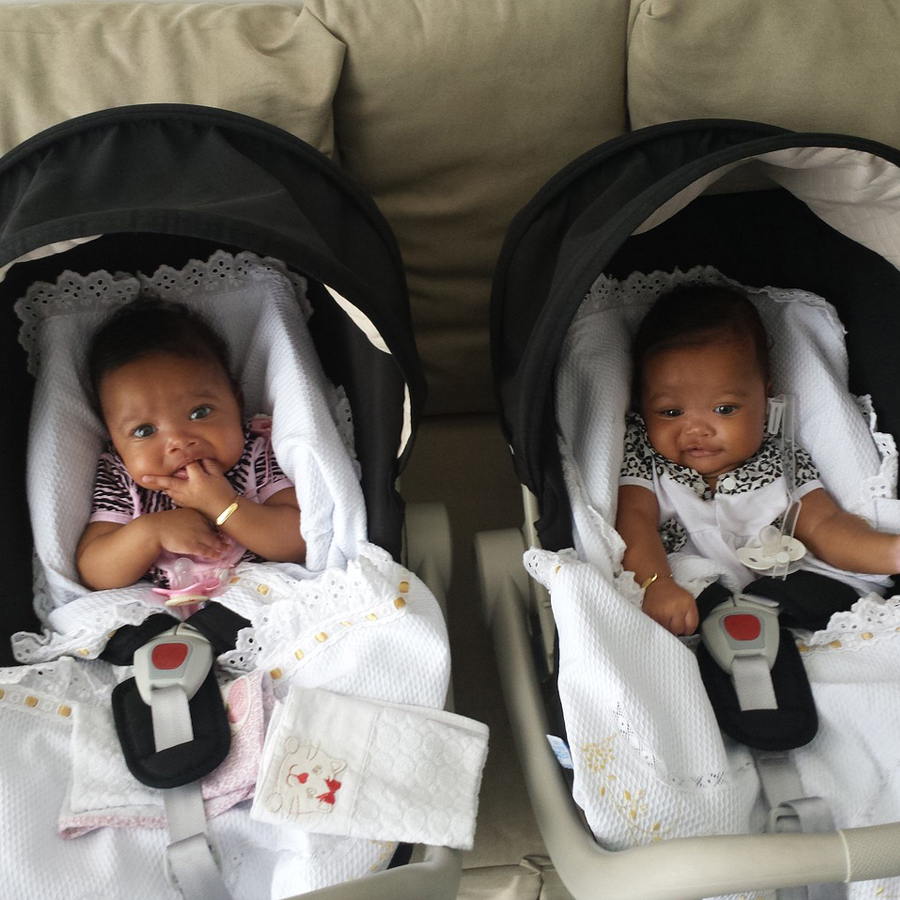 twin stroller carseat combo