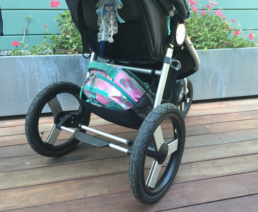 bumbleride speed jogging stroller: storage