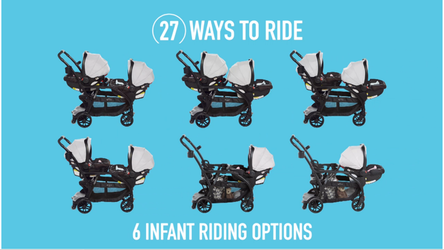 Graco Modes Duo Infant Riding options