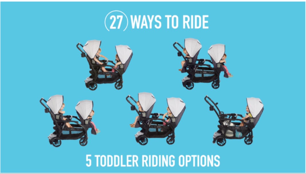 graco double stroller 27 ways