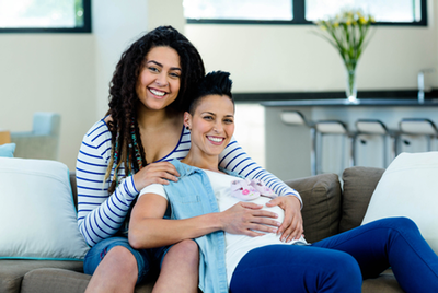 Lesbians Breastfeeding Each Other