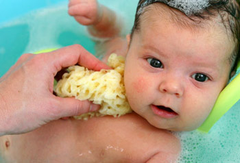 bathing twins