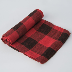 Buffalo Check Muslin Swaddle Blanket