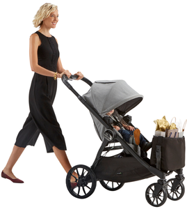 stroller with large basket