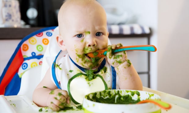 baby eating tools