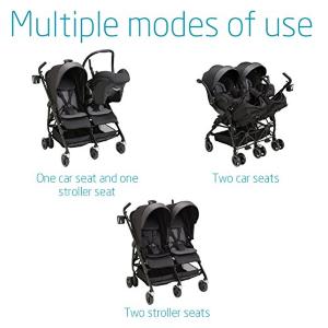 car seat and double stroller combo