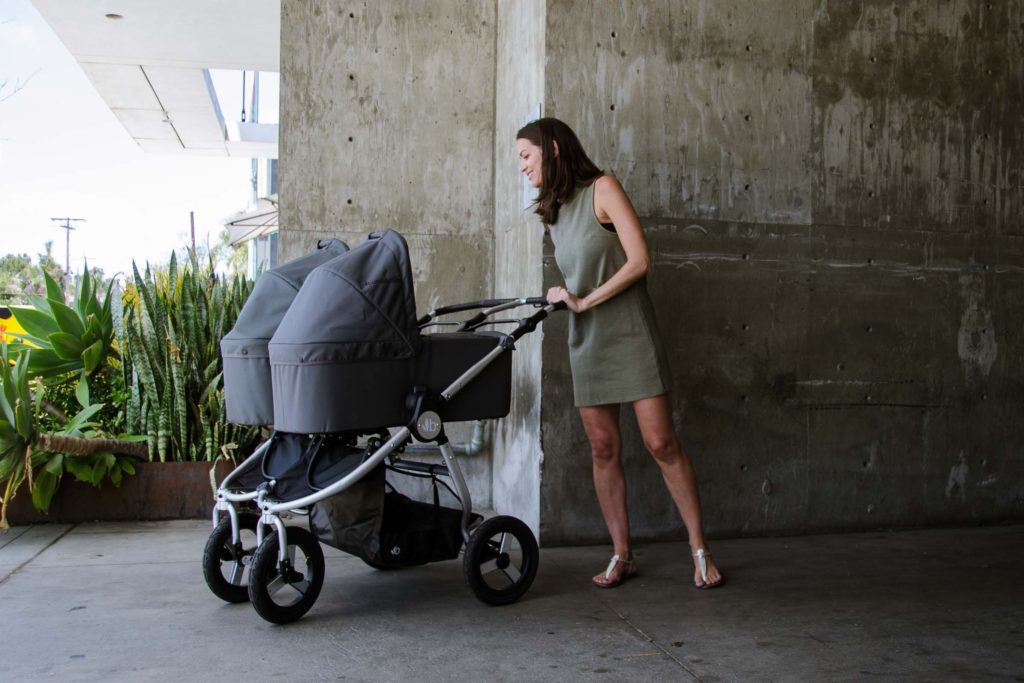 side by side infant stroller