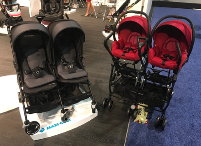 car seat and double stroller combo