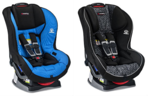 Britax Allegiance and Emblem Seats Side-by-Side