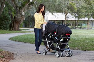lightweight double stroller car seat compatible