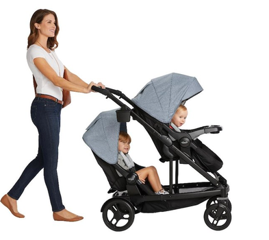 single to double convertible stroller