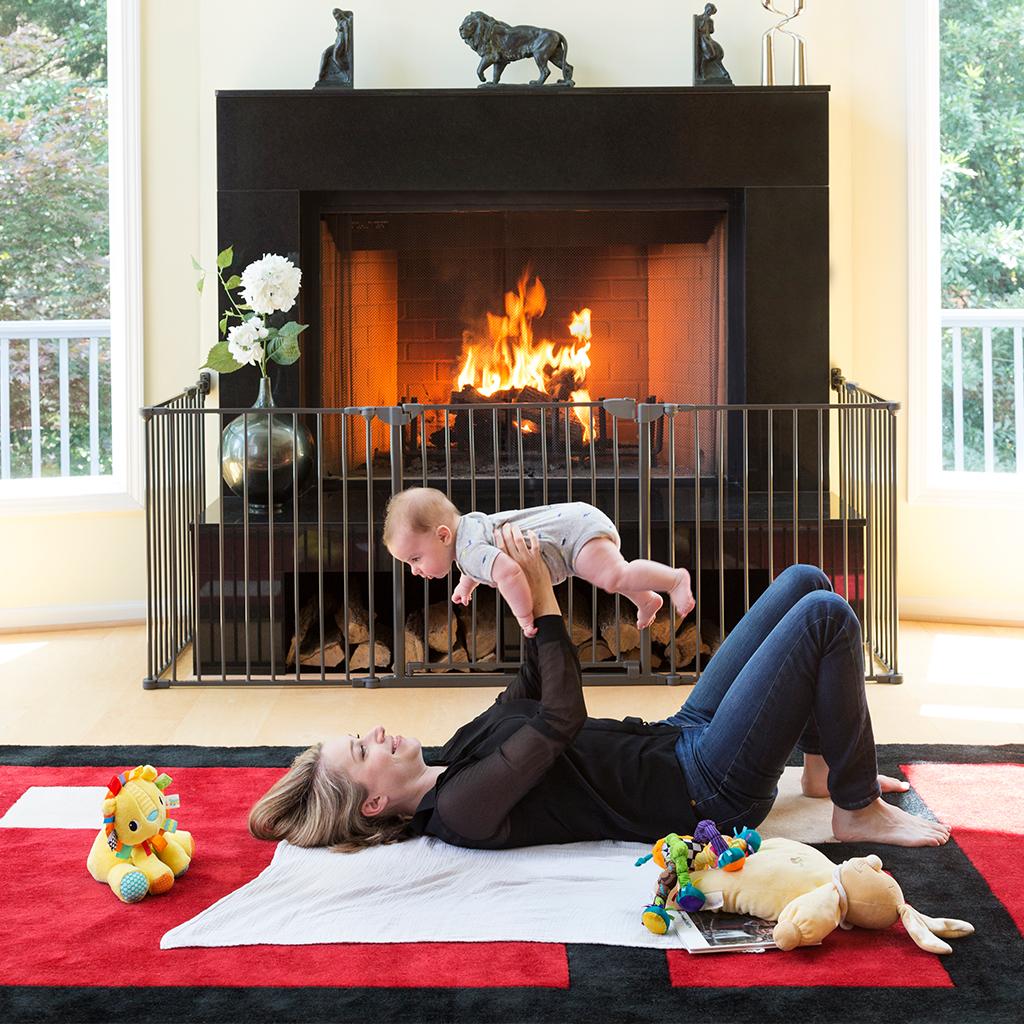Babyproof your hearth and fireplace with these simple tips and tricks