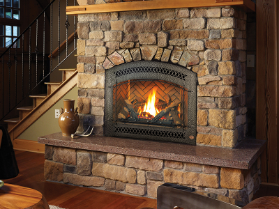 Fireplace Baby Proof - Stepped Hearth Example