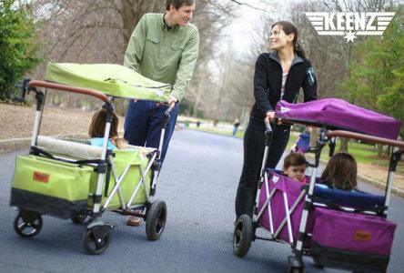 wagon stroller with canopy