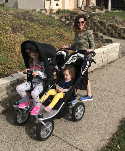 double decker stroller for triplets