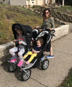 third seat attachment for double stroller