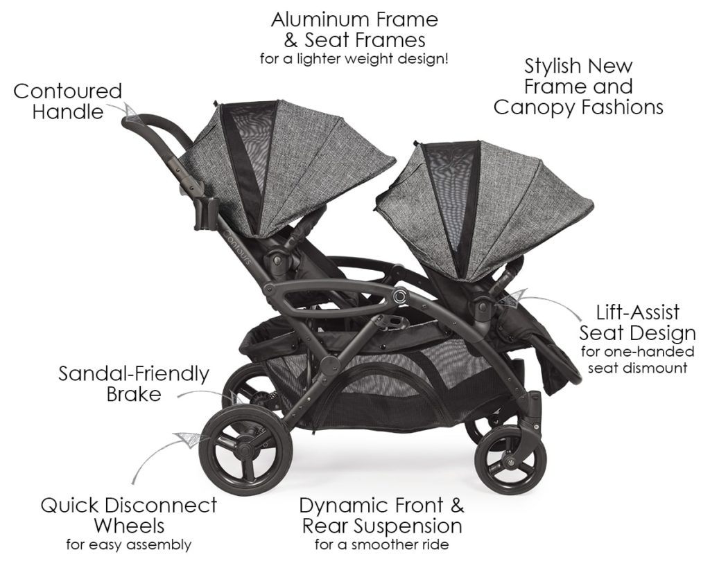 contours stroller standing board