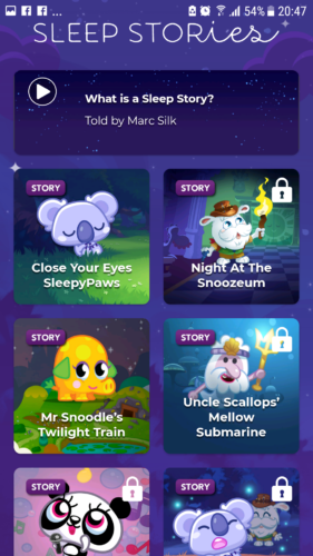 Moshi Twilight Sleep Stories App