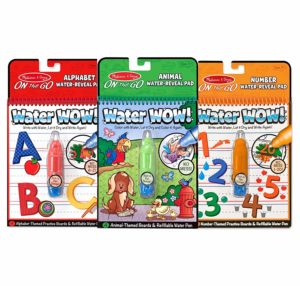 Melissa & Doug Water Wow! Reusable Color with Water on the Go