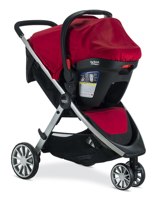 Britax B-Lively with car seat