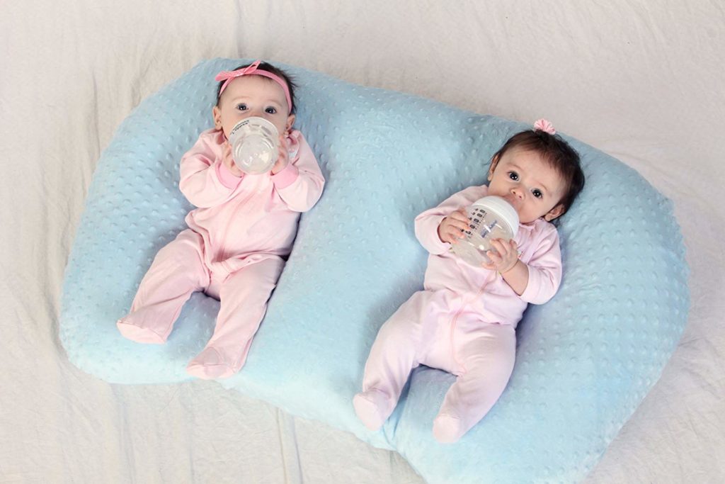 twin baby breastfeeding pillow