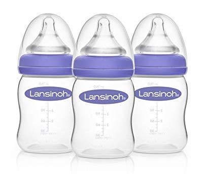 Best Baby Bottles: Lansinoh Breastfeeding Bottles with NaturalWave Nipples