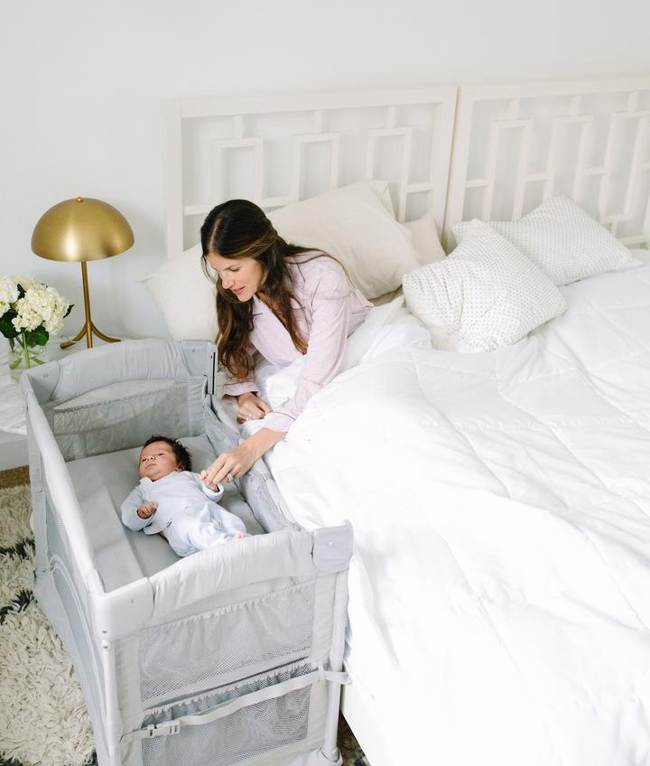 sleeping in uppababy bassinet