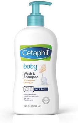 baby shampoo and body wash