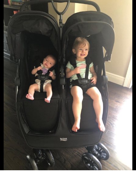 britax double stroller with infant car seat