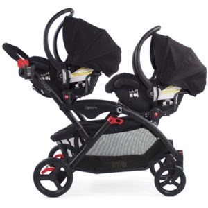 contour elite double stroller car seat adapter