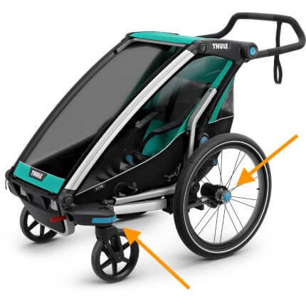 thule chariot lite review fold
