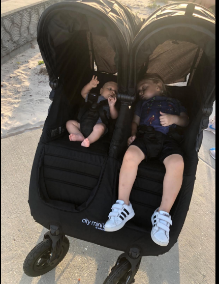 mini double stroller