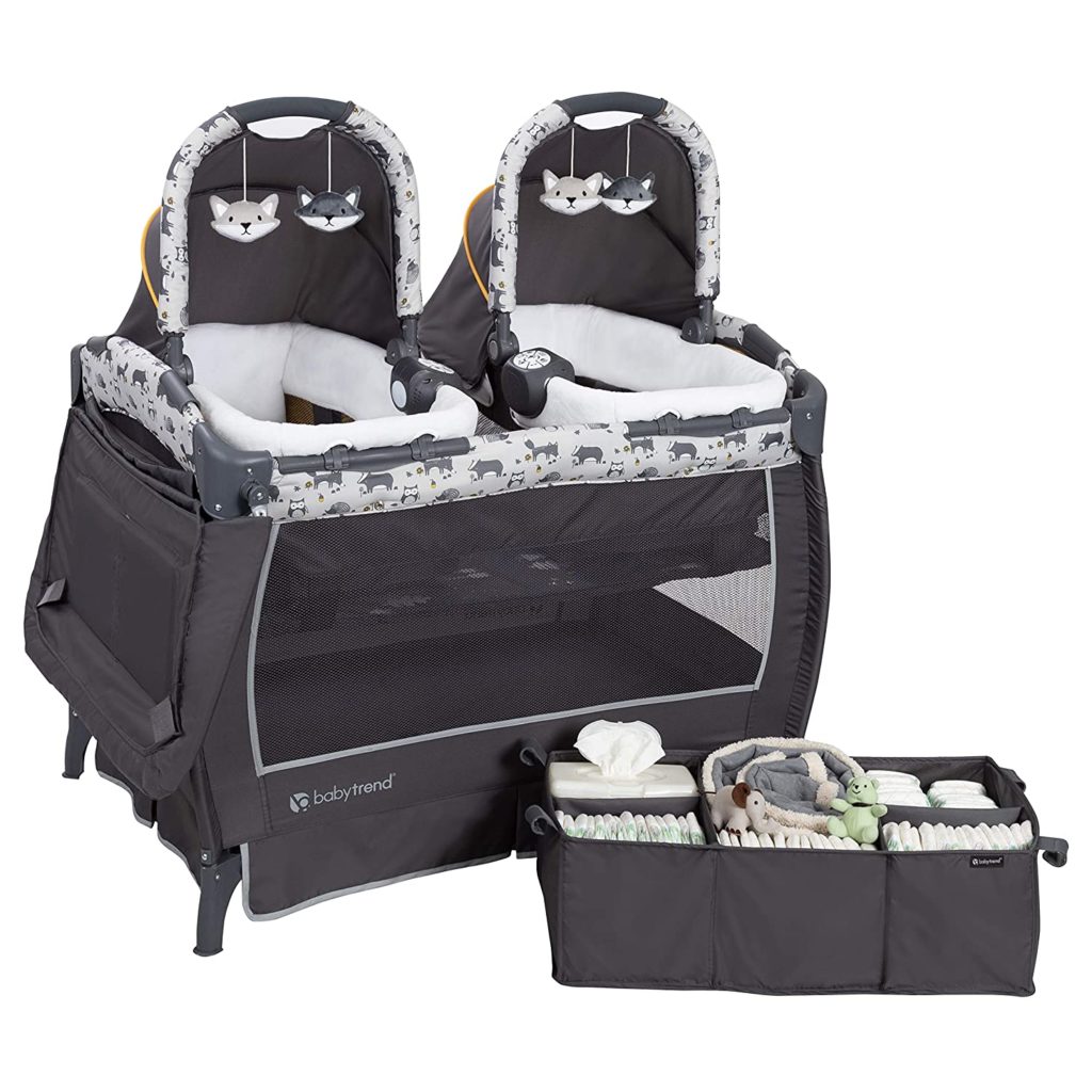 portable crib for twins