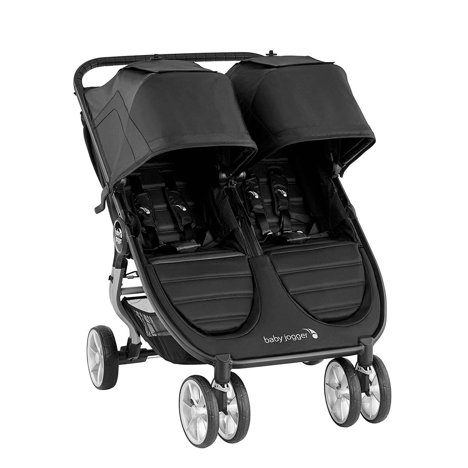 black double pushchair