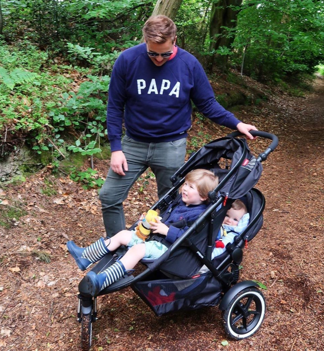 Phil & Ted's Inline Double Strollers are sporty, compact and versatile.
