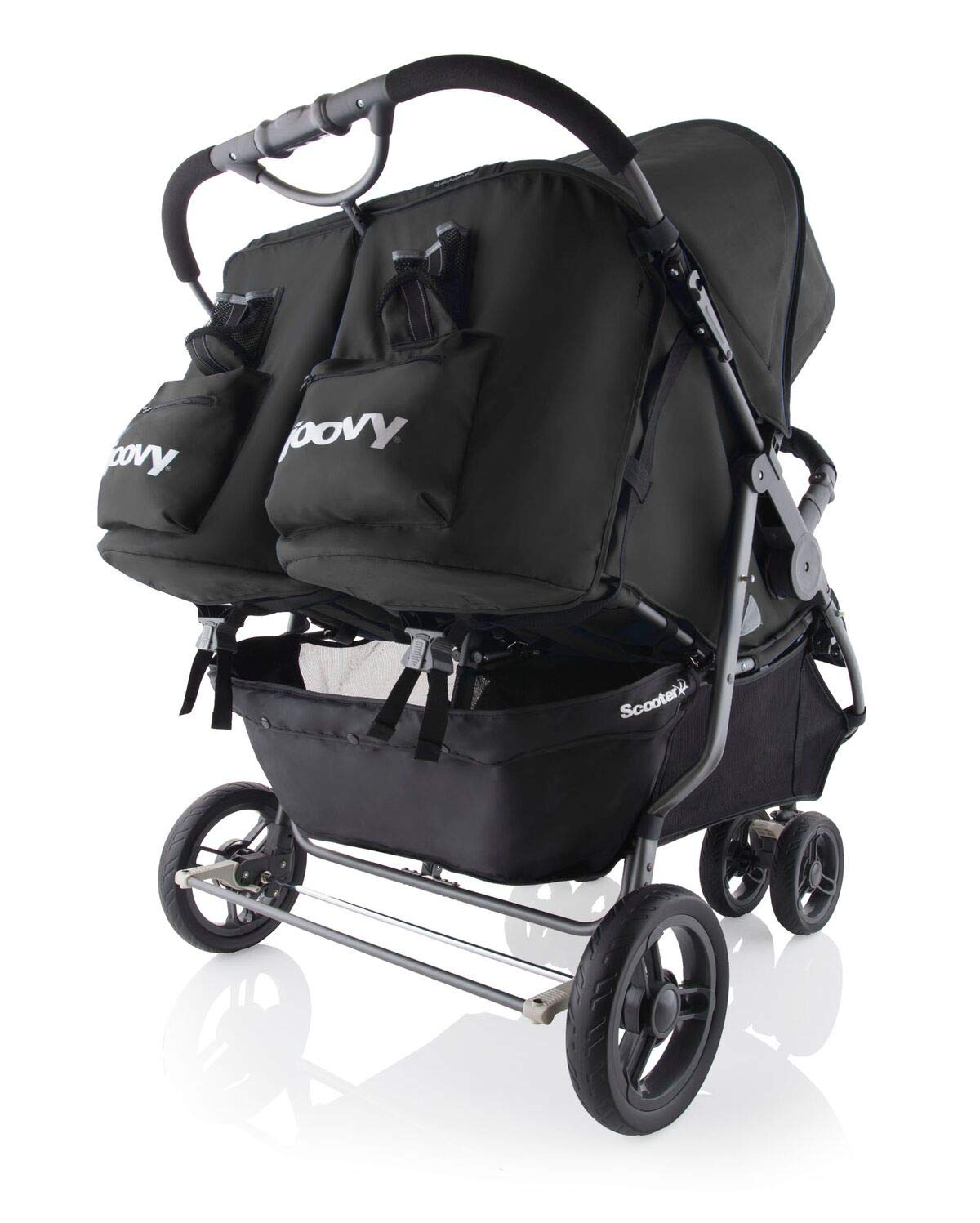 Joovy Scooter X2 Review lightweight double stroller with tons of storage.