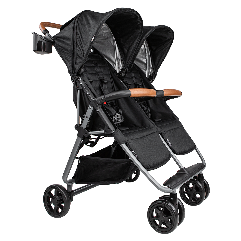 used zoe double stroller